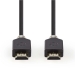 CVBW35000BK10 Ultra High Speed ​​HDMI™-Kabel | HDMI™ Connector | HDMI™ Connector | 8K@60Hz | 48 Gbps | 1.00 m | Rond | 6.0 mm | Antraciet | Window Box