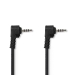 CVGB22000BK20 Audio-Videokabel | 3,5 mm Male | 3,5 mm Male | Vernikkeld | 2.00 m | Rond | PVC | Zwart