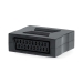 SCART-Adapter | SCART Female | SCART Female | Vernikkeld | Recht | ABS | Zwart | 1 Stuks | Doos