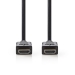 High Speed ​​HDMI™-Kabel | 1.00 m | met Ethernet | HDMI™ Connector | HDMI™ Connector | 4K@30Hz | ARC | 10.2 Gbps | Rond | PVC | Zwart | Doos