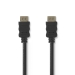 High Speed ​​HDMI™-Kabel | 3.00 m | met Ethernet | HDMI™ Connector | HDMI™ Connector | 4K@30Hz | ARC | 10.2 Gbps | Rond | PVC | Zwart | Doos