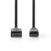 CVGB34500BK20 High Speed ​​HDMI™-Kabel met Ethernet | HDMI™ Connector | HDMI™ Mini-Connector | 4K@30Hz | 10.2 Gbps | 2.00 m | Rond | PVC | Zwart | Doos