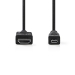 CVGB34700BK20 High Speed ​​HDMI™-Kabel met Ethernet | HDMI™ Connector | HDMI™ Micro-Connector | 4K@30Hz | 10.2 Gbps | 2.00 m | Rond | PVC | Zwart | Doos
