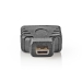 HDMI™-Adapter | HDMI™ Mini-Connector | HDMI™ Output | Verguld | Recht | ABS | Zwart | 1 Stuks | Blister