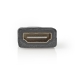 HDMI™-Adapter | HDMI™ Mini-Connector | HDMI™ Output | Verguld | Recht | ABS | Zwart | 1 Stuks | Blister