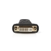 HDMI™-Adapter | HDMI™ Connector | DVI-D 24+1-Pins Female | Verguld | Recht | ABS | Zwart | 1 Stuks | Doos