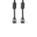 High Speed ​​HDMI™-Kabel met Ethernet | HDMI™ Connector | HDMI™ Connector | 4K@60Hz | 18 Gbps | 0.80 m | Rond | PVC | Antraciet | Doos