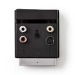 Schakelbare SCART-Adapter | SCART Male - SCART Female + S-Video Female + 3x RCA Female | Zwart