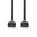 CVGP34050BK10 Premium High Speed ​​HDMI™-Kabel met Ethernet | HDMI™ Connector | HDMI™ Connector | 4K@60Hz | 18 Gbps | 1.00 m | Rond | PVC | Zwart | Polybag
