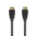 Premium High Speed ​​HDMI™-Kabel met Ethernet | HDMI™ Connector | HDMI™ Connector | 4K@60Hz | 18 Gbps | 2.00 m | Rond | PVC | Zwart | Polybag