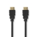 Premium High Speed ​​HDMI™-Kabel met Ethernet | HDMI™ Connector | HDMI™ Connector | 4K@60Hz | 18 Gbps | 5.00 m | Rond | PVC | Zwart | Polybag