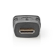 CVGP34907BK HDMI™-Adapter | HDMI™ Micro-Connector | HDMI™ Female | Verguld | Recht | ABS | Zwart | 1 Stuks | Polybag