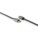 High Speed HDMI-kabel 1 meter met Ethernet | HDMI™-Connector - HDMI™-Connector | Gun Metal Grey | Gevlochten Kabel