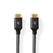 Ultra High Speed ​​HDMI™-Kabel | HDMI™ Connector | HDMI™ Connector | 8K@60Hz | 48 Gbps | 5.00 m | Rond | 6.7 mm | Gun Metal Grijs | Cover Box