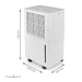 Luchtontvochtiger | 10 l/Dag | Ontvochtiging / Automatisch / Was drogen / Ventilatie | Ja | 100 m³/h