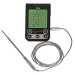 Digitale vlees- / oventhermometer met RVS meetsonde