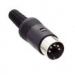 DIN 8 POLIG MALE HOEFIJZER PVC