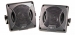 NSX222 Opbouwspeaker met beugel  80 watts 2-weg