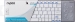 Rapoo E2700 Draadloos Touch Toetsenbord / Qwerty / Wit