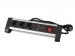 3-VOUDIGE DESKTOP-STEKKERDOOS MET 2 USB-POORTEN - 2 A - RANDAARDE