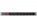 EBP08PDU-G 8-VOUDIGE ALUMINIUM TAFELCONTACTDOOS 19" MET BEVEILIGING 2 METER SNOER