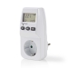 Energieverbruiksmeter | Batterij Gevoed / Netvoeding | 16 A | Accumulatief stroomverbruik (W) / Ampère (A) / Energiekosten / Frequentie (Hz) / Gebruikstijd / Spanning (V) / Vermogensfactor (PF) / Werkelijk stroomverbruik (W) | Apparaat stroomoutput: Type 