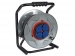 ECR25NP25A-G PROFESSIONELE NEOPREEN-KABELHASPEL MET ANTI-TWIST-SYSTEEM - 25 m - 3G2.5 - 4 STOPCONTACTEN - RANDAARDE