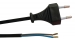 Euro Stroomkabel Euro Male 2.00 m Zwart
