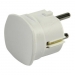 Haakse randaarde stekker Schuko / Type F (CEE 7/7) 16 A Wit