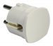 Haakse randaarde stekker Schuko / Type F (CEE 7/7) 16 A Wit