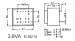 INGEGOTEN TRANSFORMATOR 3.8VA  2 x 6V / 2 x 0.317