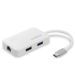 EU-4308 Edimax USB-C netwerk adapter 10/100/1000 Mbps + USB-hub