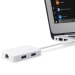 Edimax USB-C netwerk adapter 10/100/1000 Mbps + USB-hub