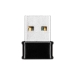 Draadloze USB-Adapter AC1200 2.4/5 GHz (Dual Band) Wi-Fi Zwart/Aluminium