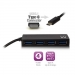 Ewent 3.0 USB Hub Type-C (USB 3.1 Gen 1), 4 poorts, zwart