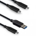 Ewent 2.5" SATA USB-C 3.2 Gen2 HDD SSD behuizing