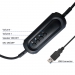 Ewent USB Headset 2,1m kabel Grijs met zwart