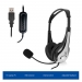 Ewent USB Headset 2,1m kabel Grijs met zwart