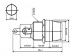 ZEKERINGHOUDER VOOR CHASSISMONTAGE 5 x 20mm