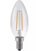 SPL Filament LED kaarslamp 2W E14 230V 2200K kleur 922 helder dimbaar