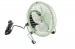 Tafelventilator 10 cm 2.5 W Metaal Groen
