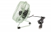 Tafelventilator 10 cm 2.5 W Metaal Groen