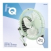 Tafelventilator 10 cm 2.5 W Metaal Groen