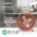 Tafelventilator | Netvoeding | Diameter: 250 mm | 20 W | 2 Snelheden | Oud Roze