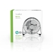 Tafelventilator | USB Gevoed | Diameter: 100 mm | 3 W | 1 Snelheid | Chroom