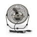 Tafelventilator | USB Gevoed | Diameter: 150 mm | 3 W | 1 Snelheid | Gun Metal Grijs