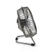 Tafelventilator | USB Gevoed | Diameter: 150 mm | 3 W | 1 Snelheid | Gun Metal Grijs