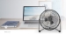 Tafelventilator | USB Gevoed | Diameter: 150 mm | 3 W | 1 Snelheid | Gun Metal Grijs