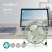 Tafelventilator | USB Gevoed | Diameter: 100 mm | 3 W | 1 Snelheid | Groen