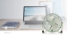 Tafelventilator | USB Gevoed | Diameter: 100 mm | 3 W | 1 Snelheid | Groen